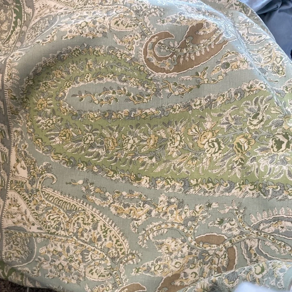 DUO New Closet Item Pottery Barn Blythe Paisley Floral down feather pillow&sham